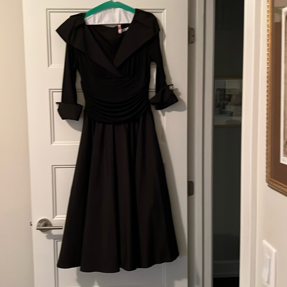 LBD size 8, mid calf, great for cocktail or evening wedding